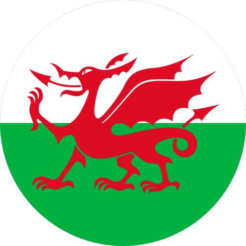 Welsh flag national symbol red dragon Wales Cymru