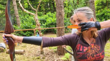 Workshop instinctive archery with The Bow Academy, Noord-Brabant, Nederland