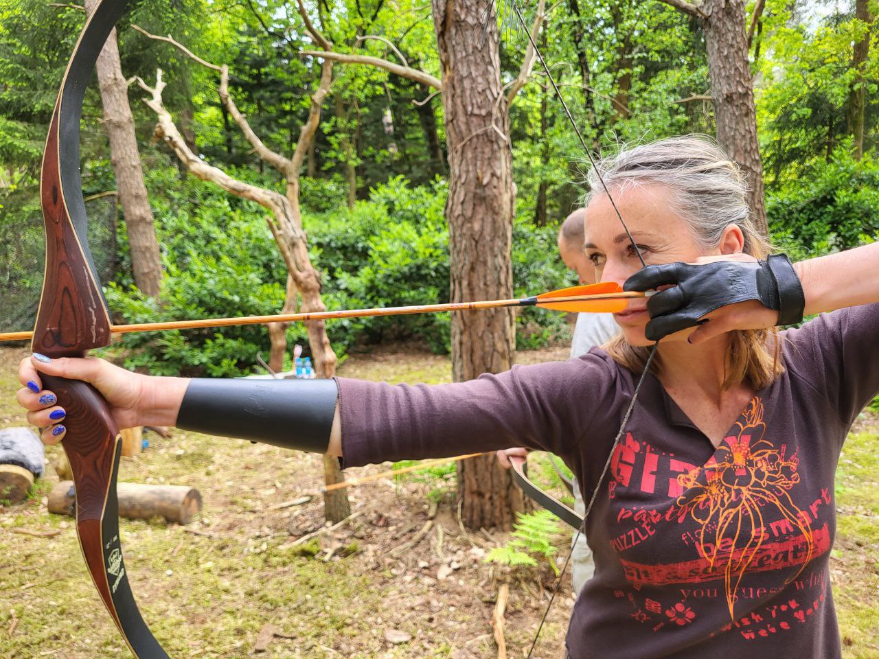 Fascinated by instinctive archery