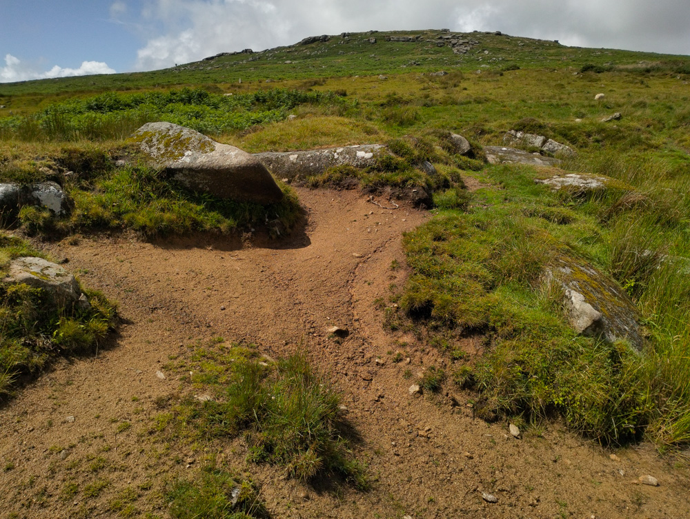 Bodmin Moor Cornwall Britain Garrow Tor Brown Willy Tor Rough Tor