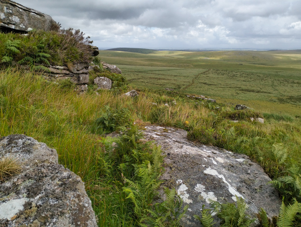 Bodmin Moor Cornwall Britain Garrow Tor Brown Willy Tor Rough Tor