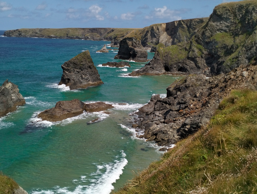 Bedruthan Steps Carnewas Cornwall