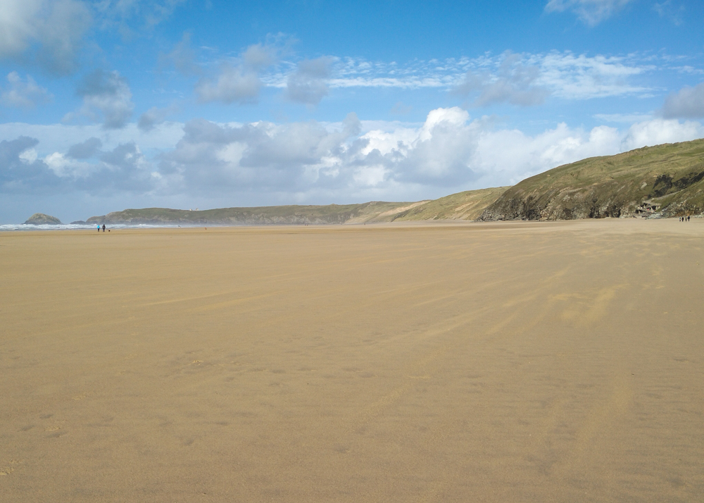 Perranporth beach Cornwall Cornish coastline