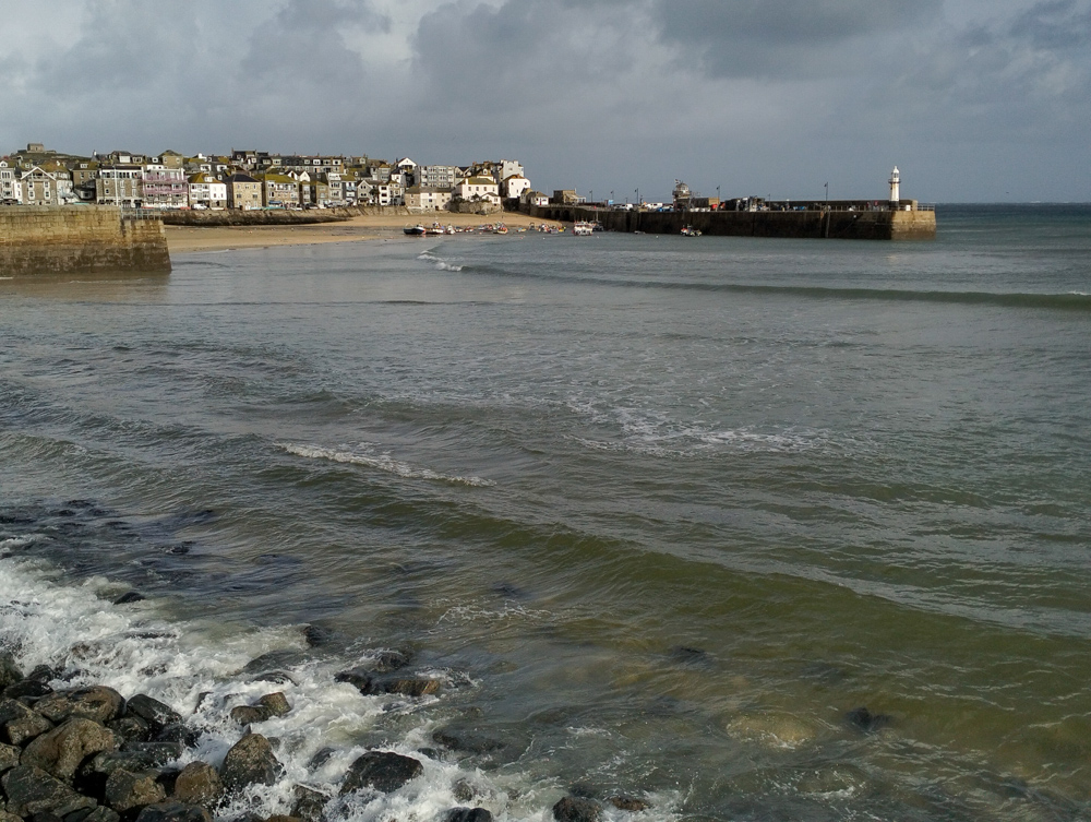 St. Ives Cornwall harbour beach